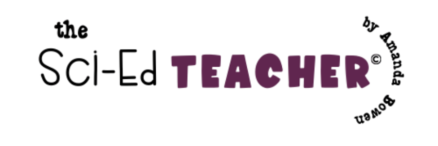 The Sci-Ed Teacher by Amanda Bowen Logo